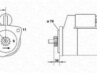 Electromotor SEAT ALHAMBRA 7V8 7V9 MAGNETI MARELLI 943251326010