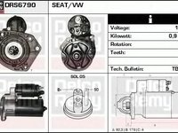 Electromotor SEAT AROSA 6H DELCOREMY DRS6790
