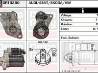 Electromotor SEAT CORDOBA 6L2 DELCOREMY DRT0290N