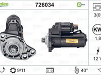 Electromotor SEAT CORDOBA Vario 6K5 VALEO 726034