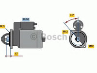 Electromotor SEAT EXEO (3R2) (2008 - 2016) Bosch 0 986 021 210