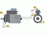 Electromotor SEAT TOLEDO I 1L BOSCH 0001107007