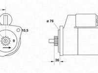 Electromotor SEAT TOLEDO I 1L MAGNETI MARELLI 943251572010