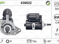 Electromotor SKODA OCTAVIA 1U2 VALEO 436022