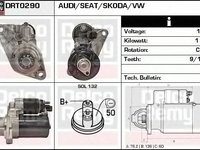 Electromotor SKODA OCTAVIA 1Z3 DELCOREMY DRT0290N