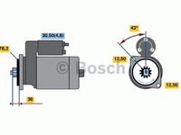 Electromotor SKODA OCTAVIA Combi 1U5 BOSCH 0001120402