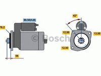 Electromotor SKODA OCTAVIA Combi 1Z5 BOSCH 0001121408