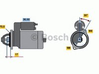 Electromotor SMART CABRIO 450 BOSCH 0986022151