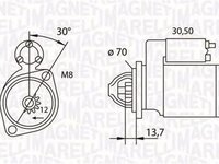 Electromotor SMART CITY-COUPE 450 MAGNETI MARELLI 063191007010