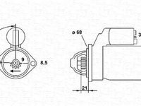 Electromotor SMART ROADSTER 452 MAGNETI MARELLI 943251439010