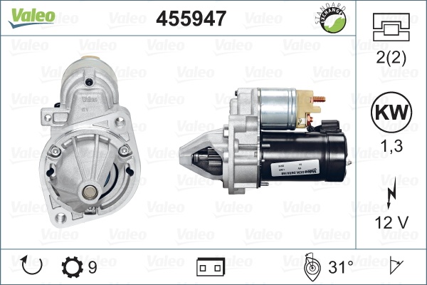 Electromotor SSANGYONG MUSSO FJ DELCOREMY DRS6380X