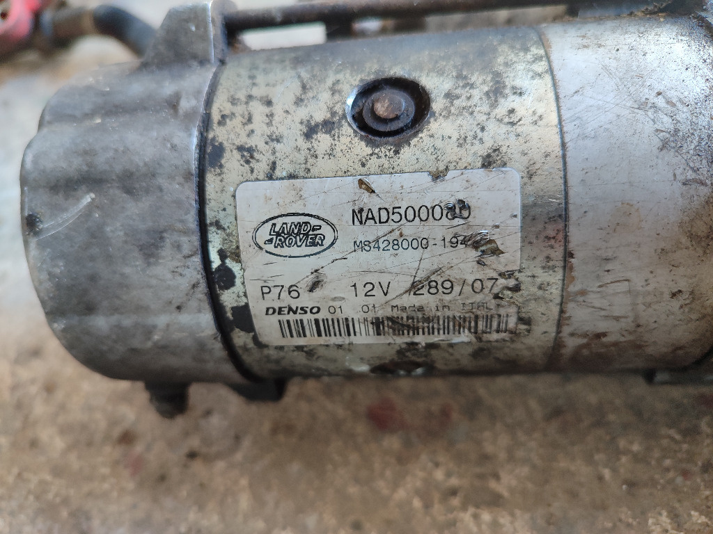 ELECTROMOTOR STARTER DISCOVERY 3 RANGE R