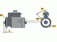 Electromotor (starter) - NOU - fara piesa veche la schimb! AUDI A4 (8E2, B6) - Cod intern: W20304017 - LIVRARE DIN STOC in 24 ore!!!