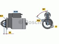 Electromotor (starter) - NOU - fara piesa veche la schimb! AUDI A6 (4A, C4) - Cod intern: W20304074 - LIVRARE DIN STOC in 24 ore!!!