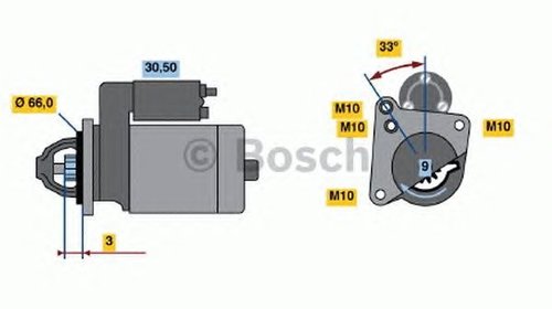 Electromotor (starter) - NOU - fara piesa vec