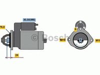 Electromotor (starter) - NOU - fara piesa veche la schimb! BMW 3 (E46) - OEM - AUTOSTARTER: S4035 - Cod intern: W02744380 - LIVRARE DIN STOC in 24 ore!!!