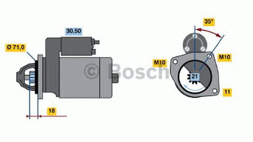 Electromotor (starter) - NOU - fara piesa vec