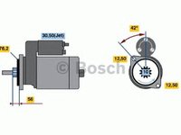 Electromotor (starter) - NOU - fara piesa veche la schimb! VOLKSWAGEN GOLF V (1K1) - OEM - AS-PL: S0033 - Cod intern: W02260571 - LIVRARE DIN STOC in 24 ore!!!