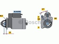 Electromotor (starter) - NOU - fara piesa veche la schimb! PEUGEOT 206 hatchback (2A/C) - OEM - AS-PL: S3016 - Cod intern: W02260610 - LIVRARE DIN STOC in 24 ore!!!