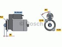 Electromotor (starter) - NOU - fara piesa veche la schimb! SEAT TOLEDO Mk II (1M2) - OEM - AUTOSTARTER: S3041 - Cod intern: W02743638 - LIVRARE DIN STOC in 24 ore!!!