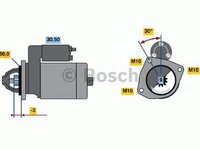 Electromotor (starter) - NOU - fara piesa veche la schimb! RENAULT TRAFIC platou/sasiu (PXX) - OEM - AUTOSTARTER: S3011 - Cod intern: W02744247 - LIVRARE DIN STOC in 24 ore!!!