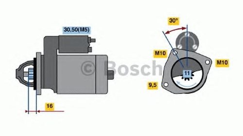 Electromotor (starter) - NOU - fara piesa vec