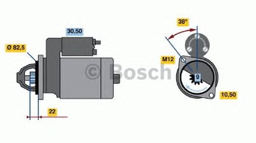 Electromotor (starter) - NOU - fara piesa vec