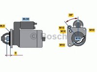 Electromotor (starter) - NOU - fara piesa veche la schimb! RENAULT MEGANE III hatchback (BZ0_) - Cod intern: W20304196 - LIVRARE DIN STOC in 24 ore!!!