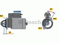 Electromotor (starter) - NOU - fara piesa veche la schimb! CHRYSLER 300 C (LX) - Cod intern: W20304082 - LIVRARE DIN STOC in 24 ore!!!