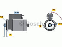 Electromotor (starter) - NOU - fara piesa veche la schimb! ROVER 75 (RJ) - OEM - AS-PL: S6012 - Cod intern: W02066616 - LIVRARE DIN STOC in 24 ore!!!