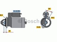 Electromotor (starter) - NOU - fara piesa veche la schimb! CHEVROLET CAPTIVA (C100, C140) - OEM - AS-PL: S0098 - Cod intern: W02389765 - LIVRARE DIN STOC in 24 ore!!!