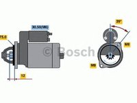 Electromotor (starter) - NOU - fara piesa veche la schimb! DAEWOO TICO (KLY3) - OEM - AS-PL: S6016 - Cod intern: W02287336 - LIVRARE DIN STOC in 24 ore!!!