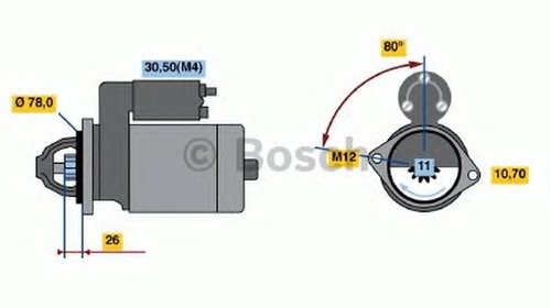 Electromotor (starter) - NOU - fara piesa vec