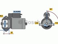 Electromotor (starter) - NOU - fara piesa veche la schimb! VOLVO S60 II - OEM - AUTOSTARTER: S9030 - Cod intern: W02744409 - LIVRARE DIN STOC in 24 ore!!!