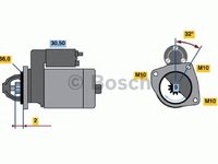 Electromotor (starter) - NOU - fara piesa veche la schimb! VOLVO V40 combi (VW) - OEM - AS-PL: S3030 - Cod intern: W02287299 - LIVRARE DIN STOC in 24 ore!!!