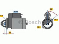 Electromotor SUZUKI IGNIS II (2003 - 2016) Bosch 0 986 023 230