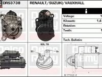 Electromotor SUZUKI SAMURAI SJ DELCOREMY DRS3738