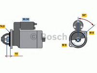 Electromotor SUZUKI SWIFT   (AA) (1983 - 1989) Bosch 0 986 014 371