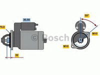 Electromotor SUZUKI SX4 (EY, GY) (2006 - 2016) Bosch 0 986 023 230