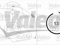 Electromotor TOYOTA CAMRY CV1 XV1 V1 VALEO 455604