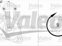 Electromotor TOYOTA IQ KPJ1 NGJ1 KGJ1 NUJ1 VALEO 455585