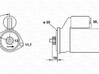 Electromotor TOYOTA RAV 4 I SXA1 MAGNETI MARELLI 943241044010