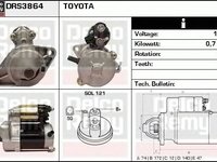 Electromotor TOYOTA YARIS SCP1 NLP1 NCP1 DELCOREMY DRS3864