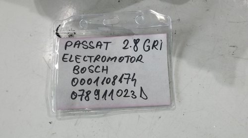Electromotor VAG 2.4I, 2.8I, 3.0i cod 078911023d Bosch 0001108174
