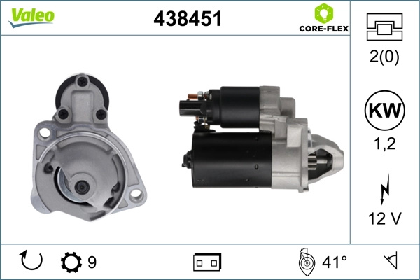 Electromotor Valeo VW PASSAT B5.5 (3B3) 2000-2005 - 438451