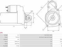 Electromotor VAUXHALL CORSA Mk I (S93) Hatchback, 12.1992 - 09.2000 AS-PL S3003PR