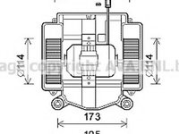 Electromotor, Ventilatie Interior MERCEDES-BENZ S-CLASS W221 S 320 CDI 10.2005 ... Prezent 2987 Motor Diesel