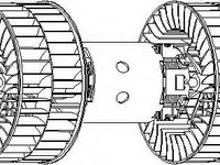 Electromotor, ventilatie interior BMW 5 Touring (E34), BMW 5 limuzina (E34), BMW 7 limuzina (E32) - TOPRAN 501 334