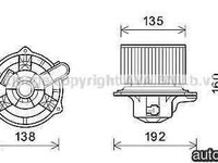 Electromotor, ventilatie interior HYUNDAI i30 CW (FD) KIA U90113