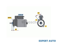 Electromotor Volkswagen VW JETTA Mk II (19E, 1G2, 165) 1983-1992 #2 0001107007